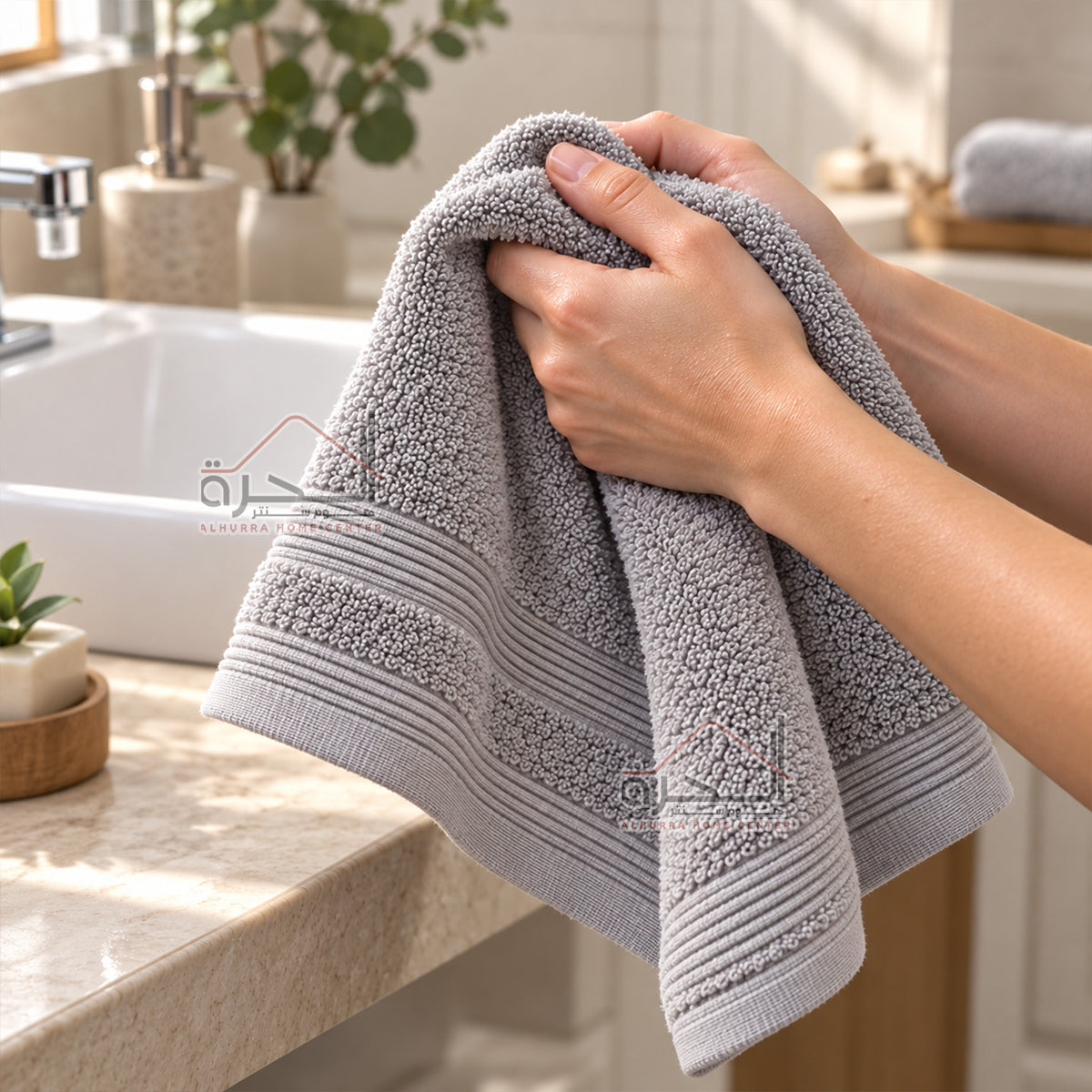 بشكير قطن 100% هندي 50*30 سم (سكني)