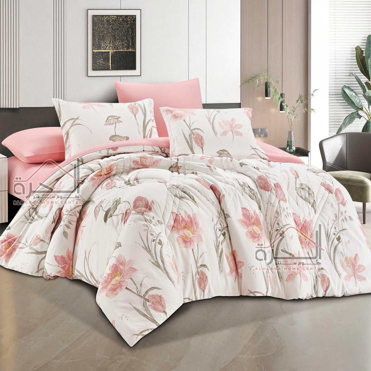 طقم لحاف صيفي 6 قطع مجوز Flower D02
