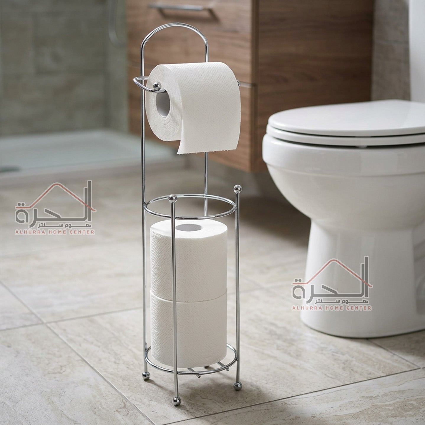 ستاند ورق تواليت ستانلس