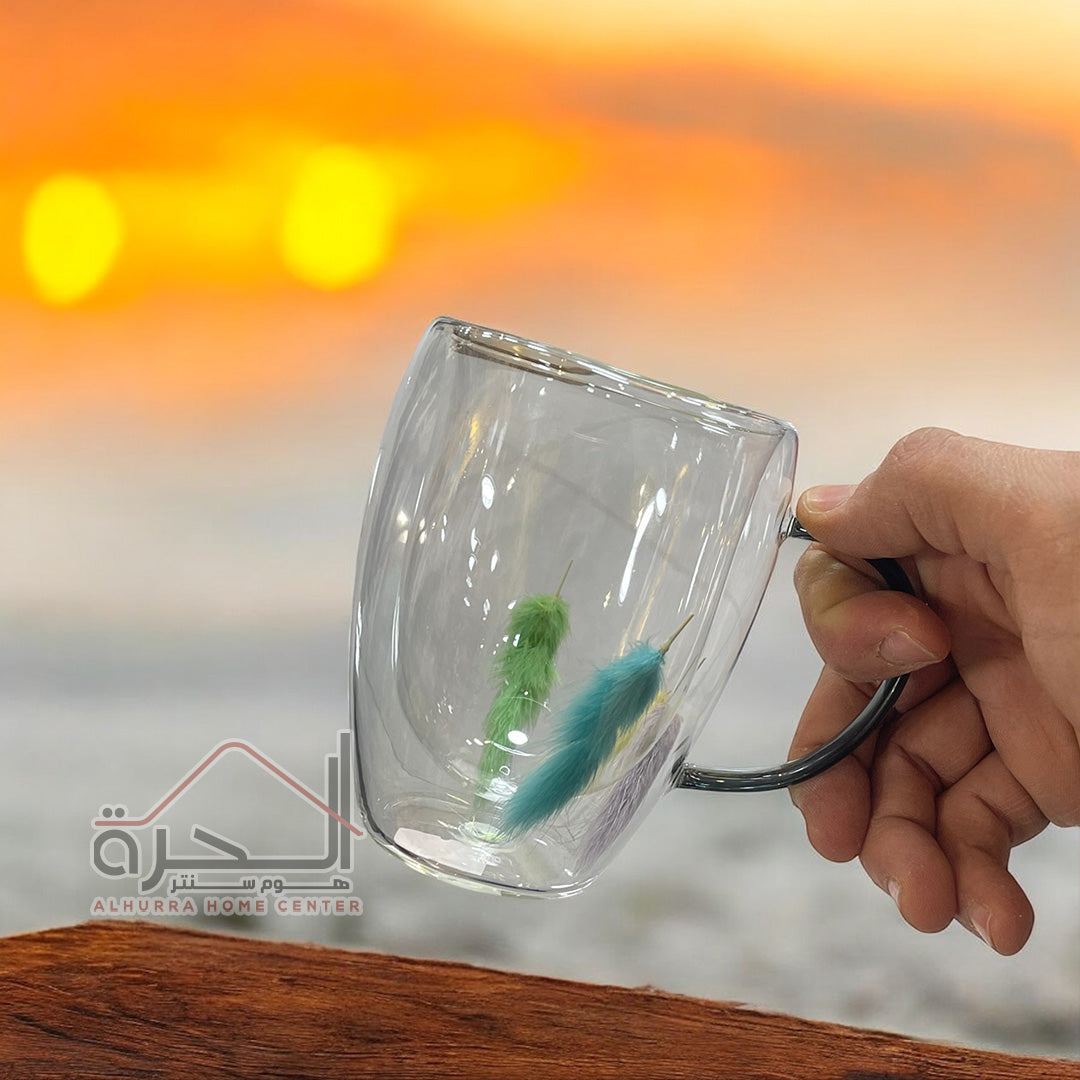 كاسة دبل جلاس Double Glass 350 مل
