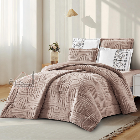 حرام مجوز 6 قطع شتوي بيج غامق Glow