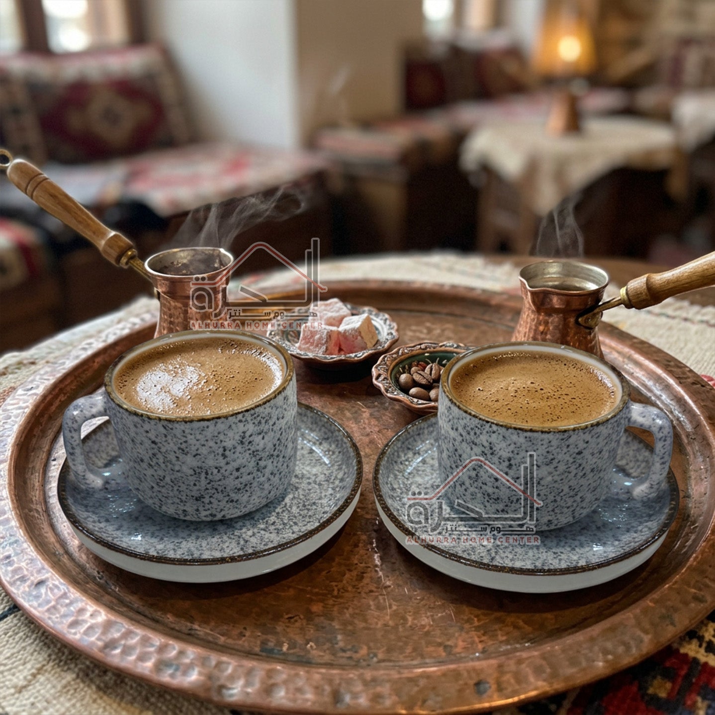 طقم فناجين قهوة 6 فناجين سكني