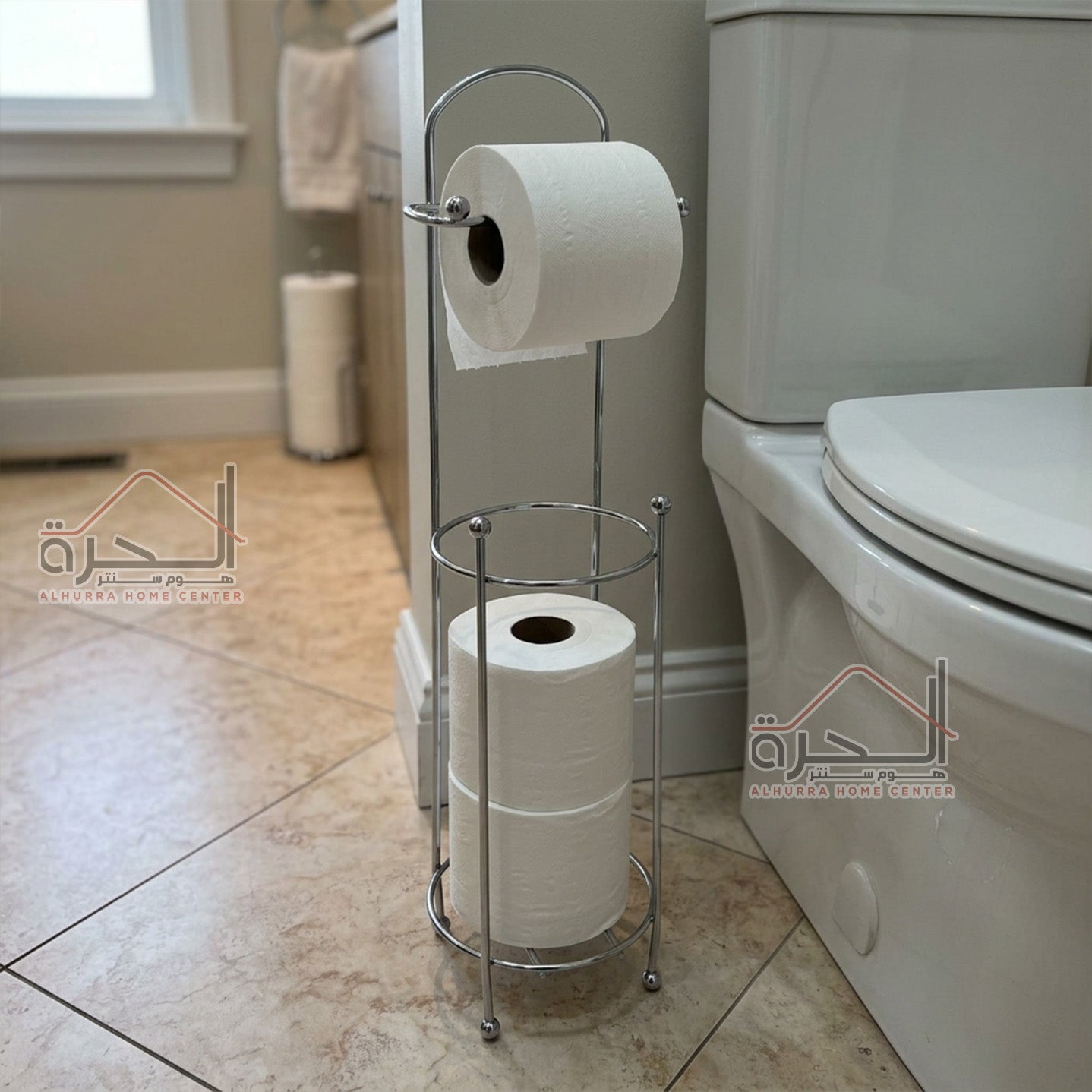 ستاند ورق تواليت ستانلس