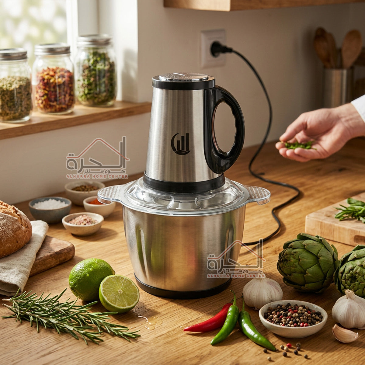 ماكنة تقطيع خضار 3 لتر ستيل