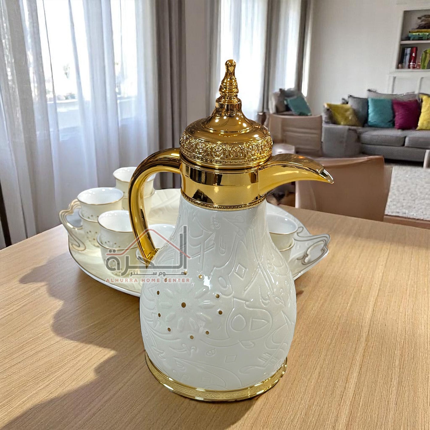 طقم دلة ضيافة سكري