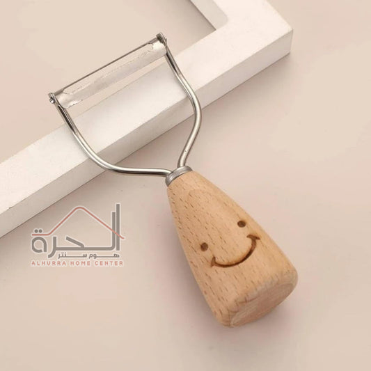 قشارة بامبو يد خشب