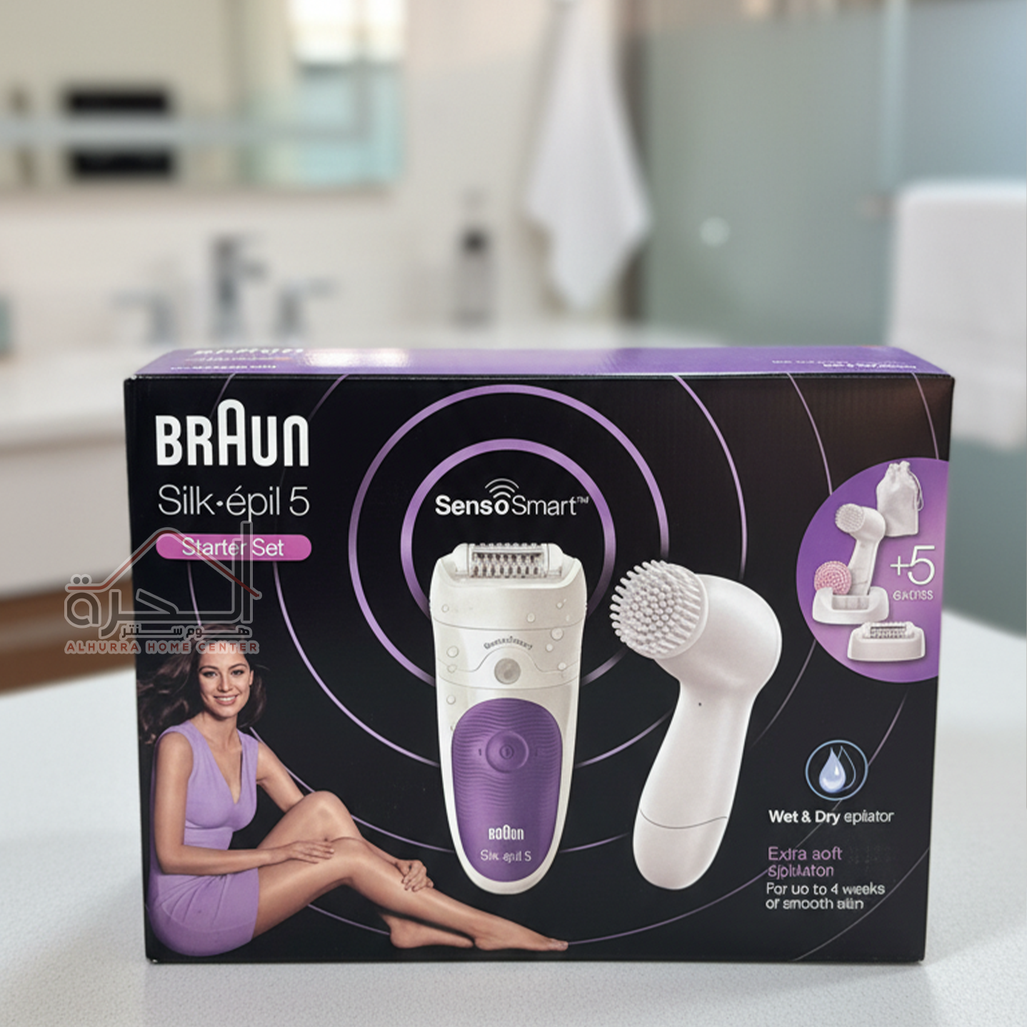 ماكنة ازالة شعر Braun Silk Epil 5 5/870