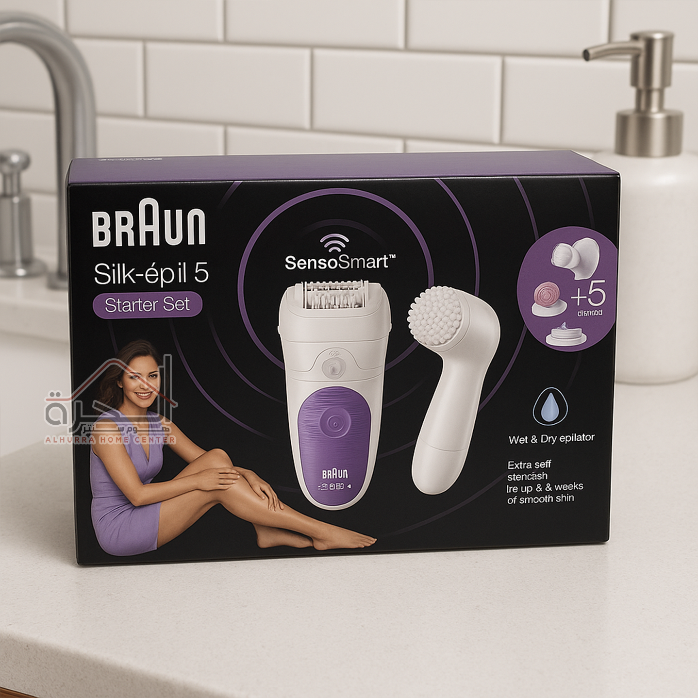 ماكنة ازالة شعر Braun Silk Epil 5 5/870