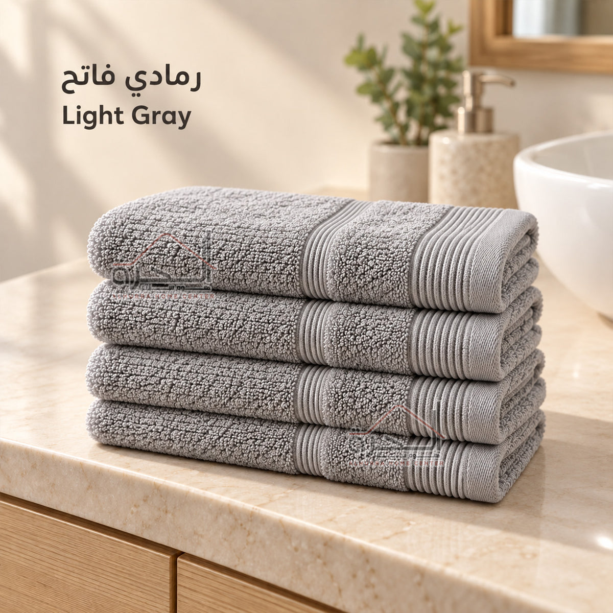 بشكير قطن 100% هندي 50*30 سم (سكني)