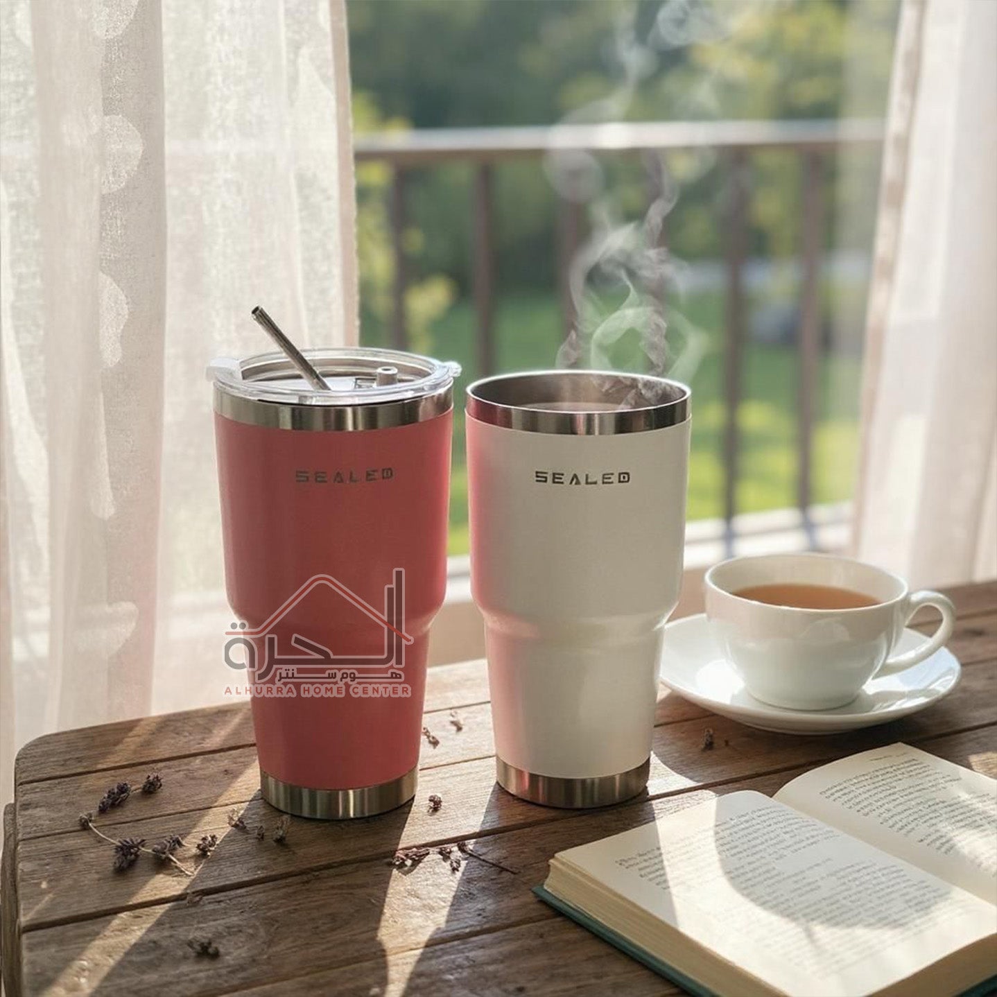 كاسة ستانلس 900 مل مع غطاء