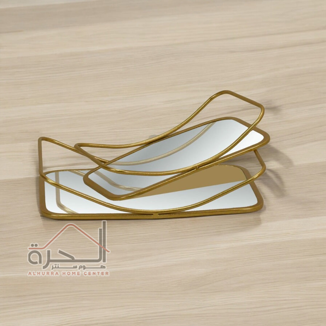طقم صواني قطعتين مستطيل A03