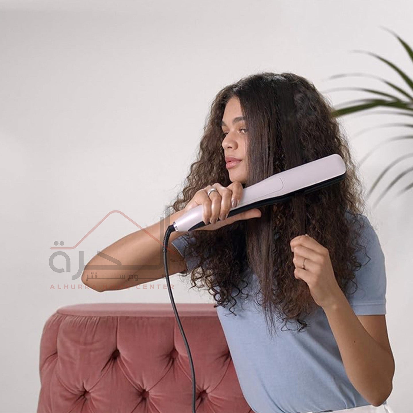 ستريتنر شعر Babyliss ST595E بالبخار