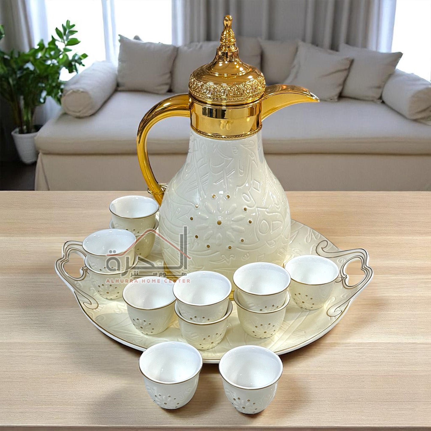طقم دلة ضيافة سكري