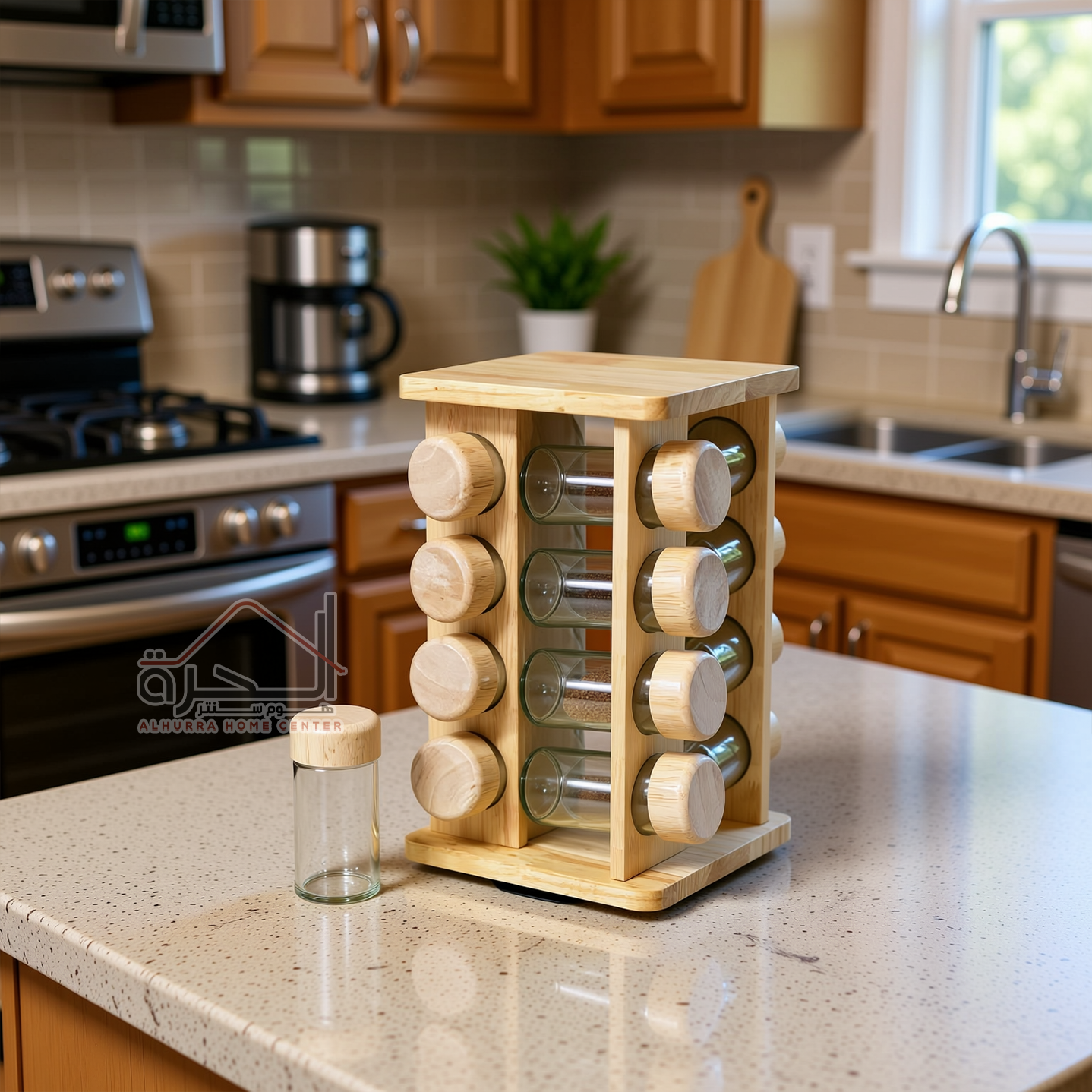 طقم بهارات مربع 16 قطعة