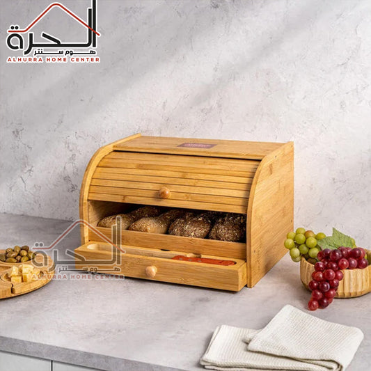 علبة خبز بامبو (جرارين)