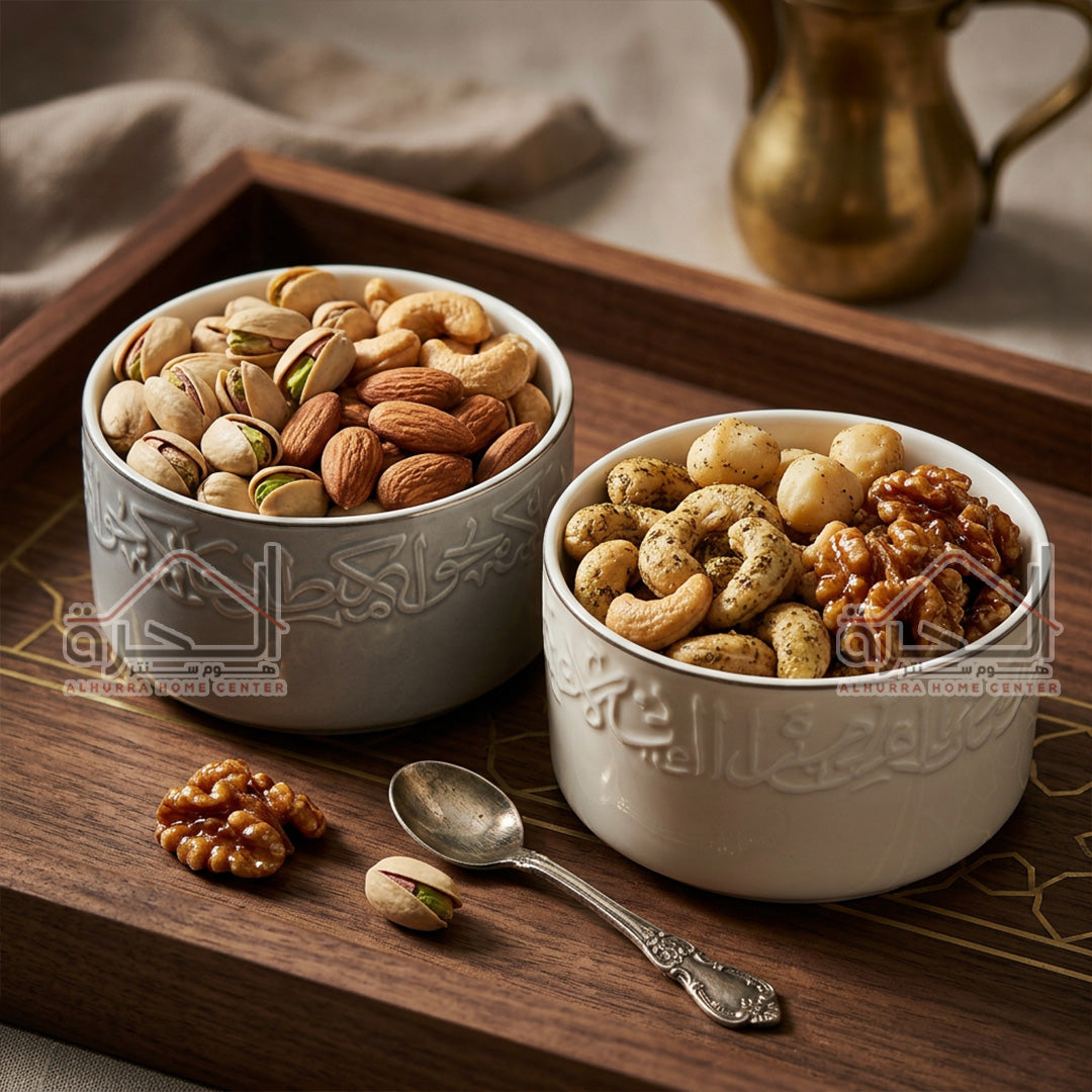 صحون مكسرات عدد 6 جوار