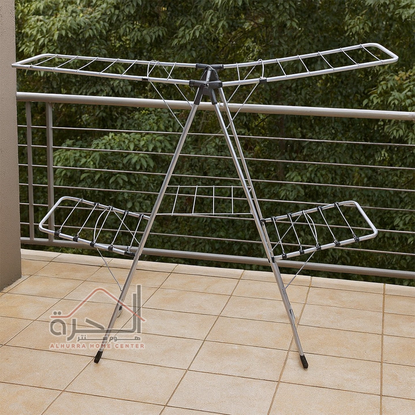 منشر غسيل تركي طبقتين (سلك خميل)