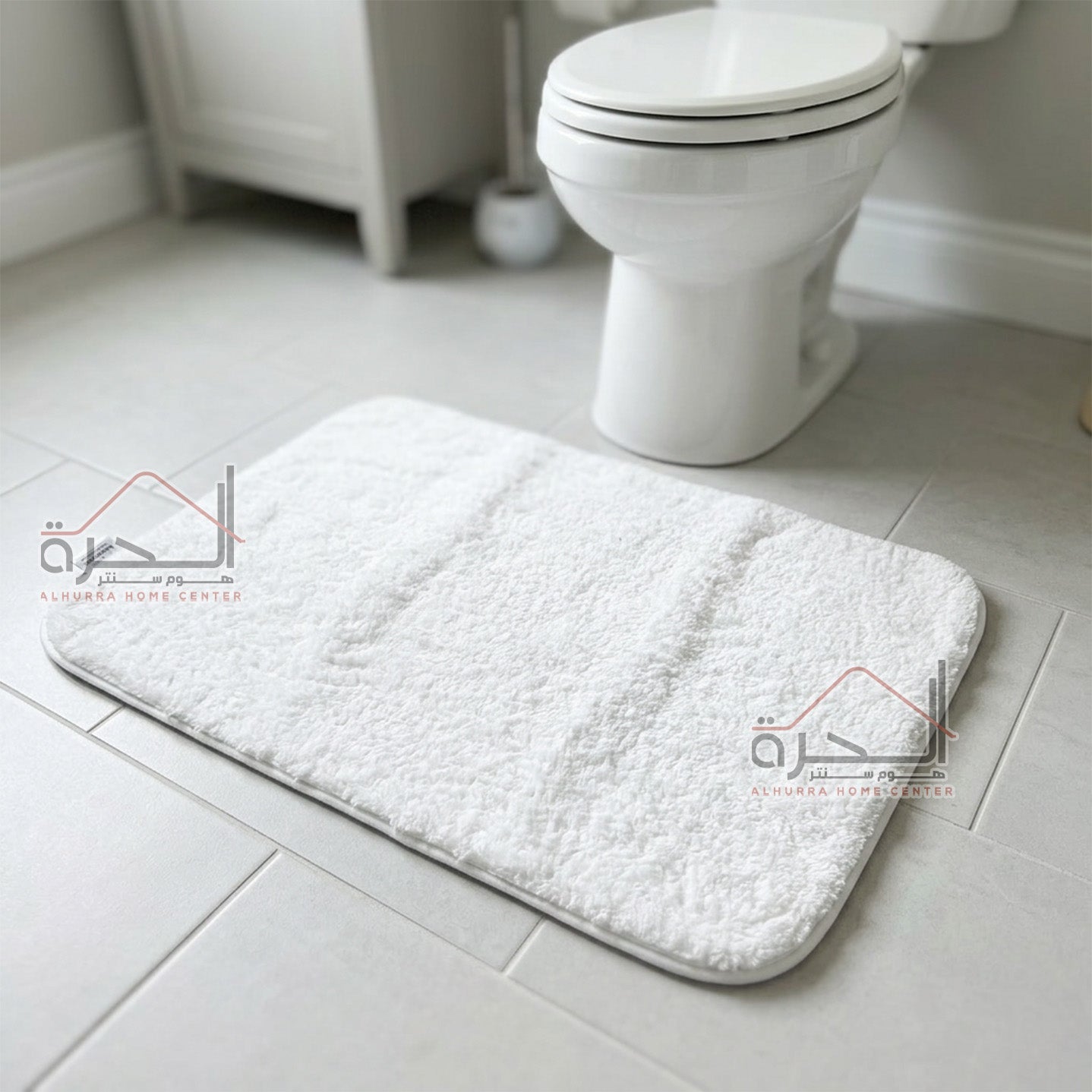 دعسة حمام 90*60 سم ابيض