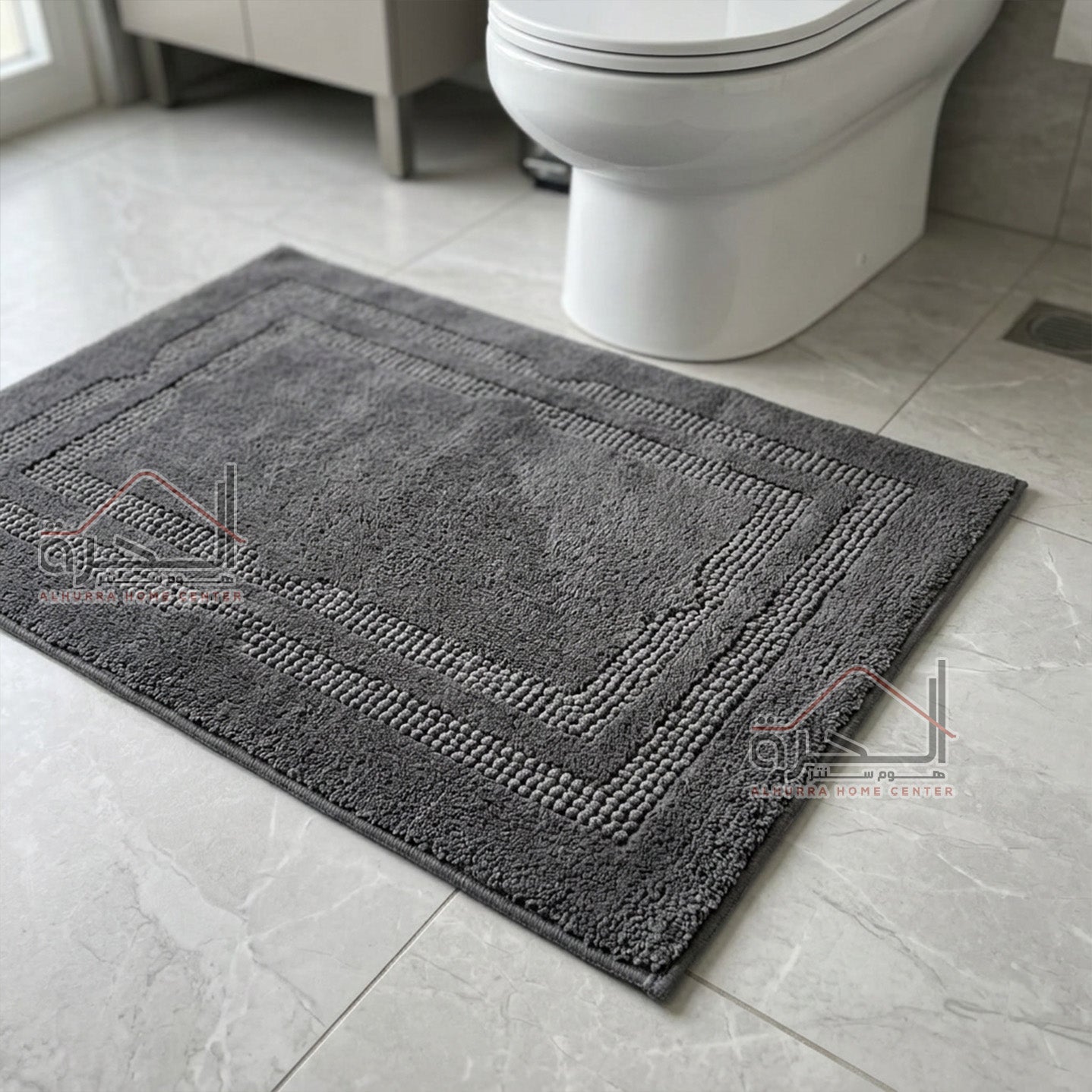دعسة حمام 90*60 سم محفر سكني غامق