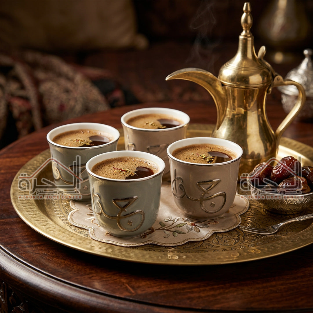 فناجين قهوة سادة عدد 12 جوار